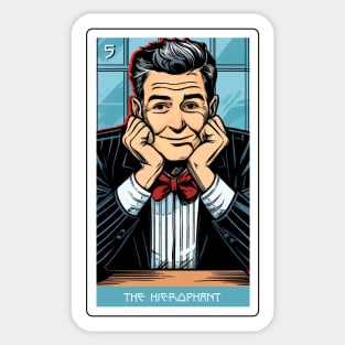 the hierophant - house of anubis tarot card Sticker